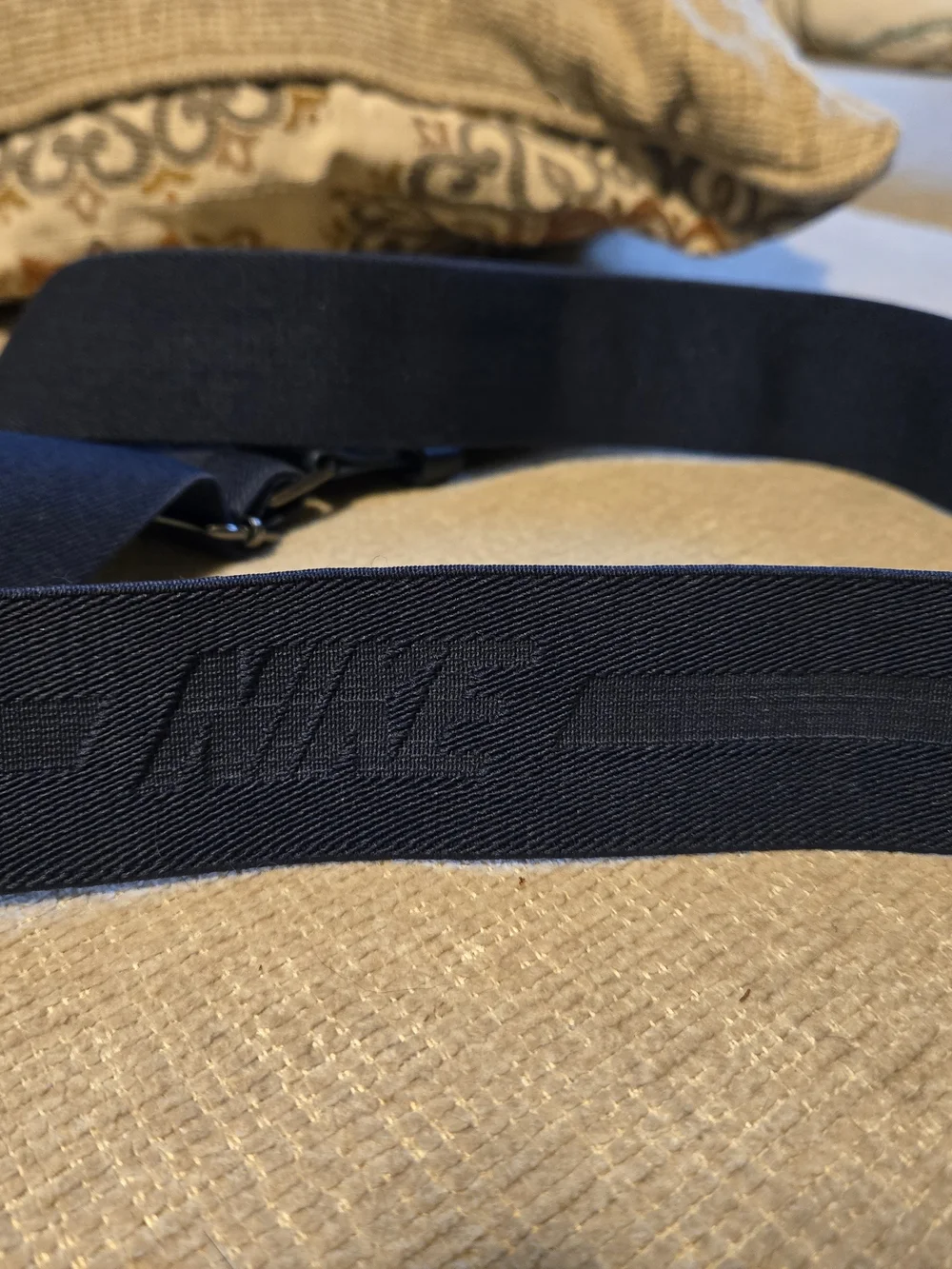 Nike Navy Blue Baseball Belt with White Swoosh